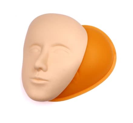 Cabeça Rosto 3D com suporte para treino Micropigmentação