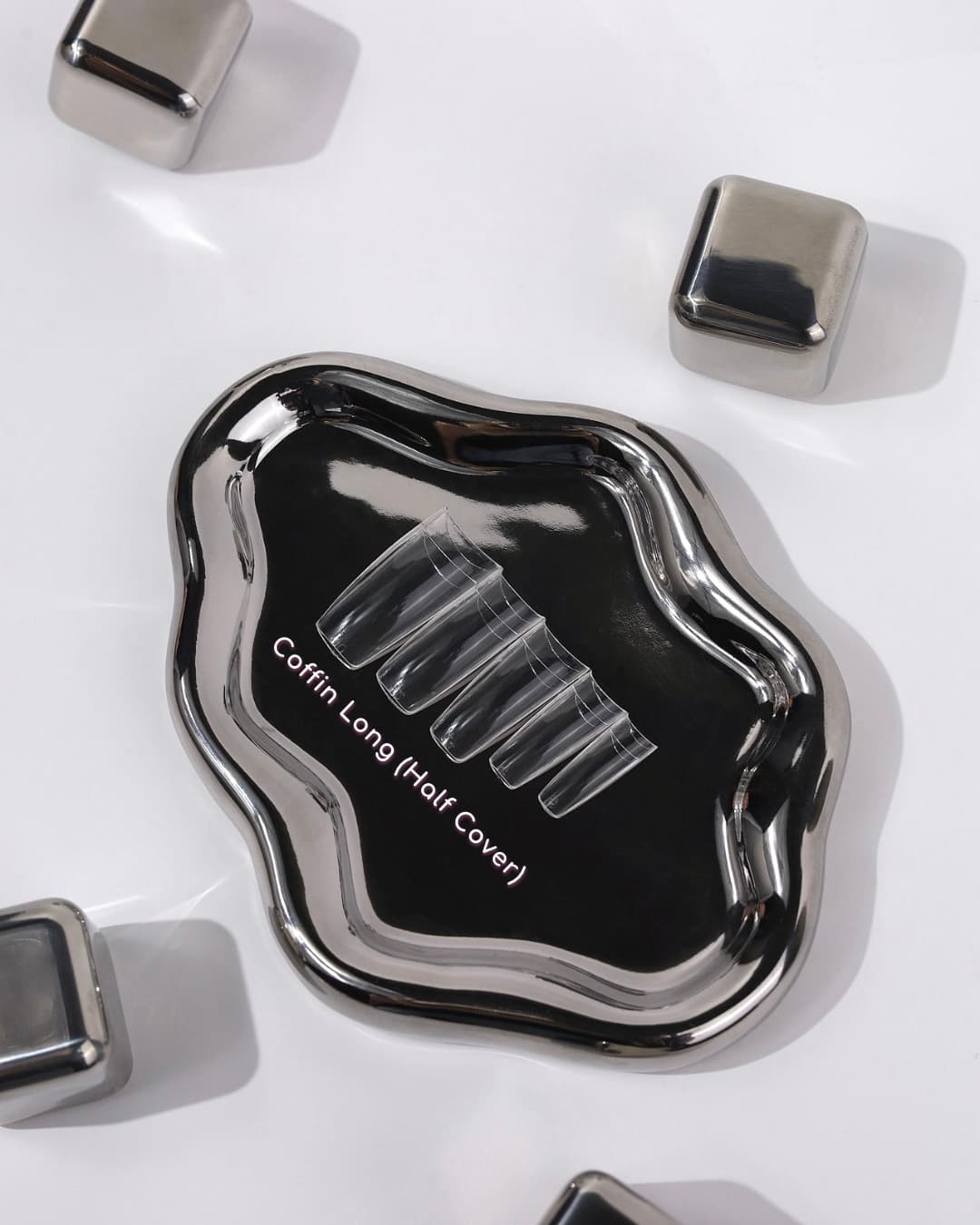 Coffin Long Tips – Bailarina Encaixe Baixo 500 pcs – LUNAmoon - 3