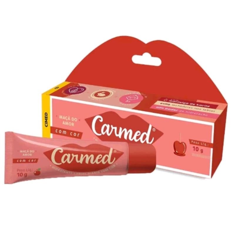 Carmed Fini Maçã do Amor Hidratante Labial - Com Cor