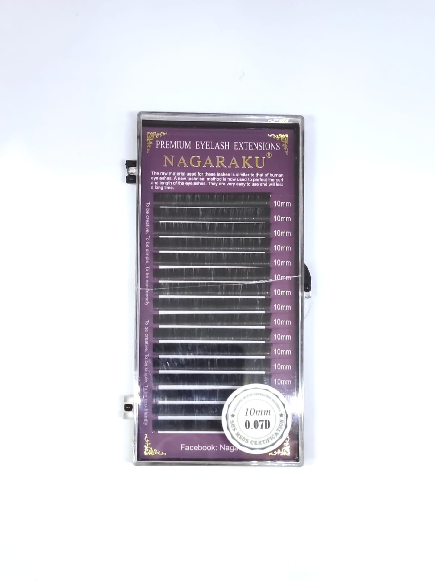 Pestanas Nagaraku Fio a Fio e Volume Russo 0,07 D - 10 a 15mm - 2