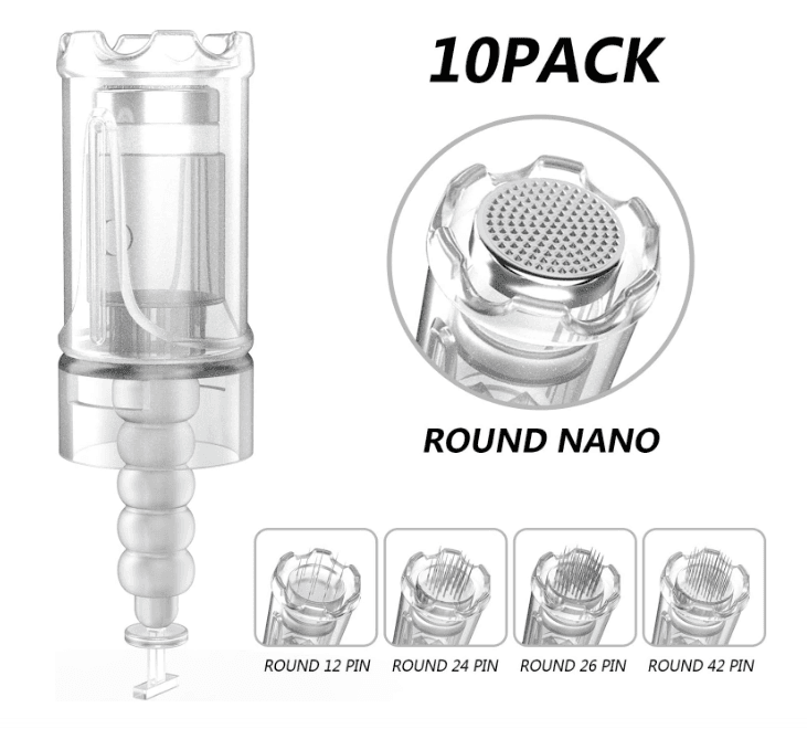 Recargas 10 Peças para DermaPen  A10 Microagulhamento