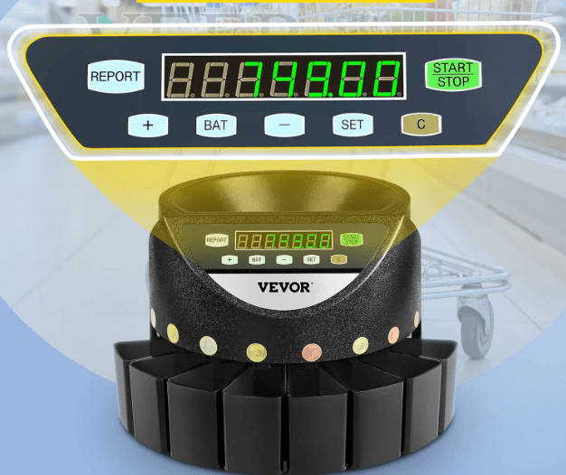 Contador de Moedas Euro Profissional 300 Moedas por Minuto - 3