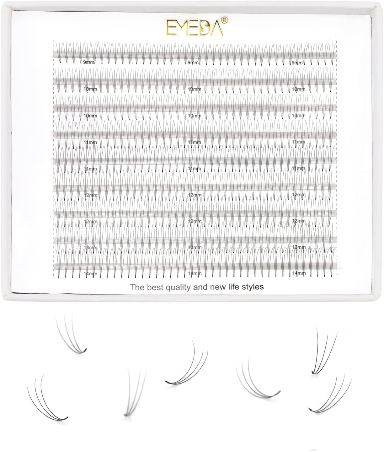 Pestanas Volume Russo 0,07mm Mix - Caixa XL