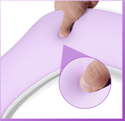 Apoio de Braços para Unhas em Pele Sintética – Formato U - 9