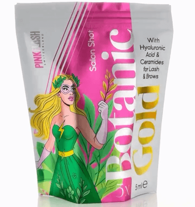 Pink Flash Botanic Gold 5pcs - Pós Tratamento Pestanas e Sobrancelhas - 4