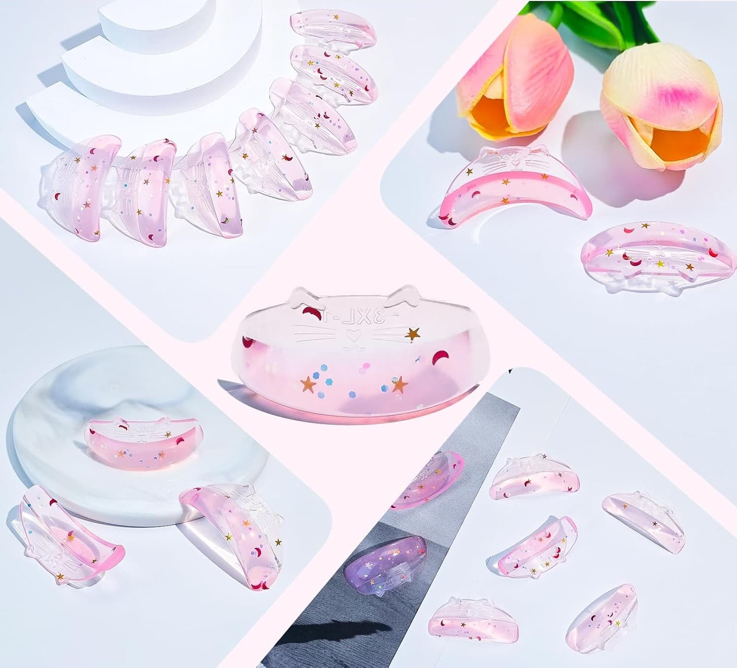 Kit Moldes de Silicone Lifting de Pestanas – 7 Pares - 3