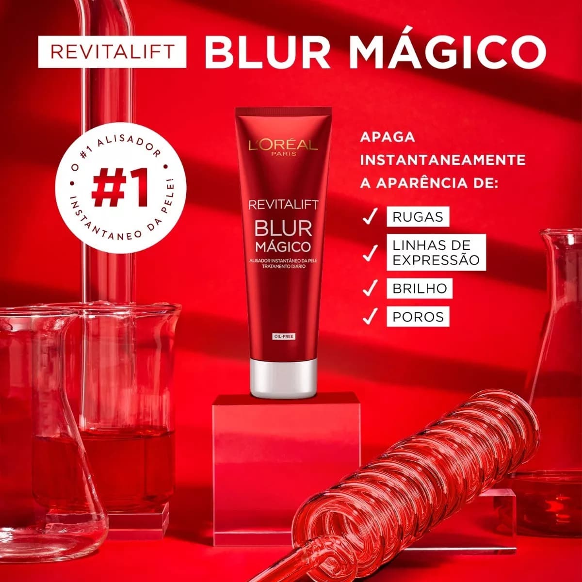 Primer Blur Mágico Textura Oil-Free L'Oréal Paris Revitalift - PRÉ-VENDA📍 - 3