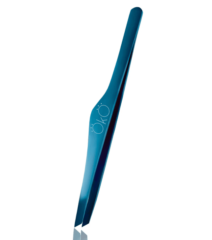 Pinça de Sobrancelha Chanfrada OKO Blue Magic Premium - 3