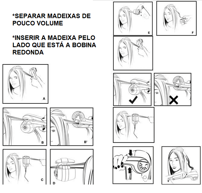 🌸 Modelador de Caracóis Encaracolador de cabelo Hair Curler - 7