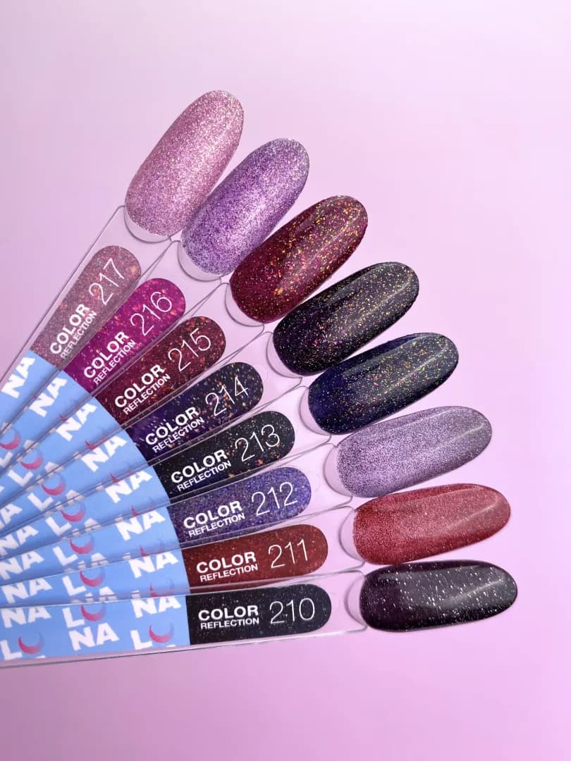 Verniz Gel Refletivo – Color Reflection Nº219 Cinza – 13 ml LUNAmoon - 5