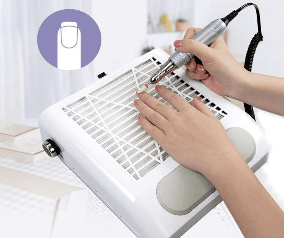 Aspirador de Pó Unhas Profissional 80 W - 3