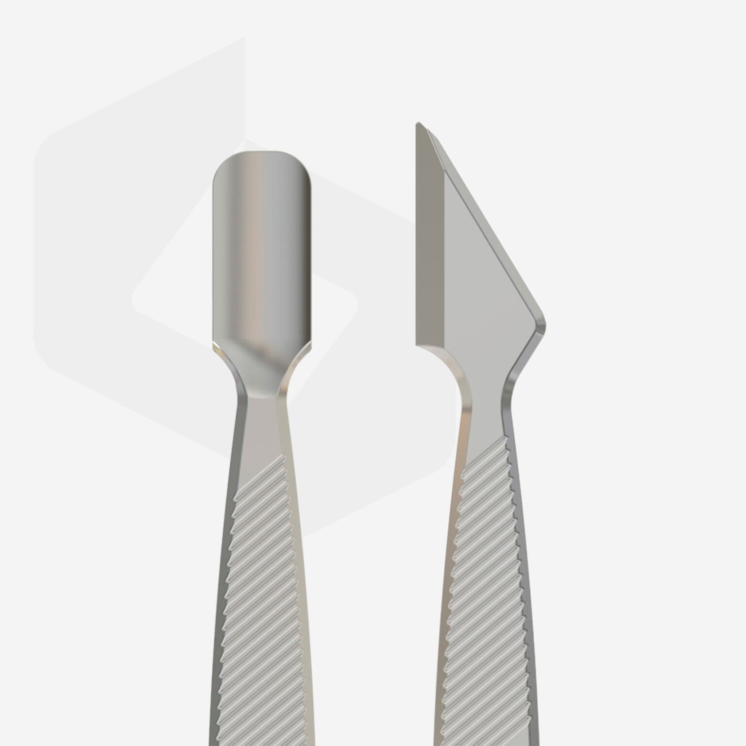 Espátula de Manicure Staleks Classic 10 Tipo 1 – Pusher Plano + Machadinha - 2