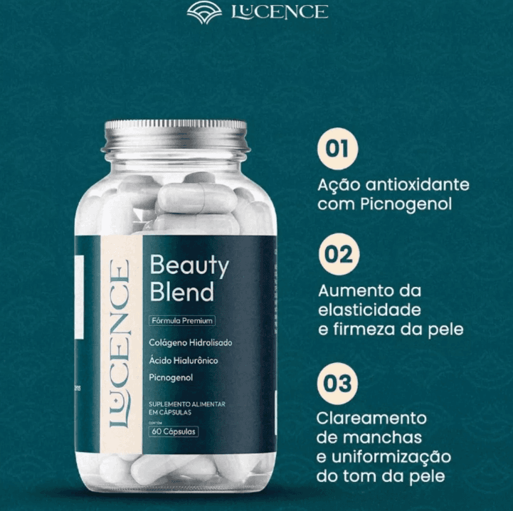 Vitamina Beauty Blend Hidratação Firmeza De Dentro Para Fora Lucence - 2