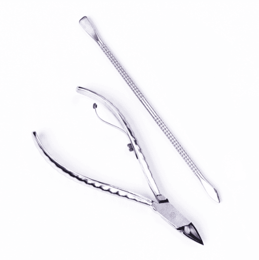 Alicate de Cutícula com Espátula 778-E Aço Inox Mundial - 2