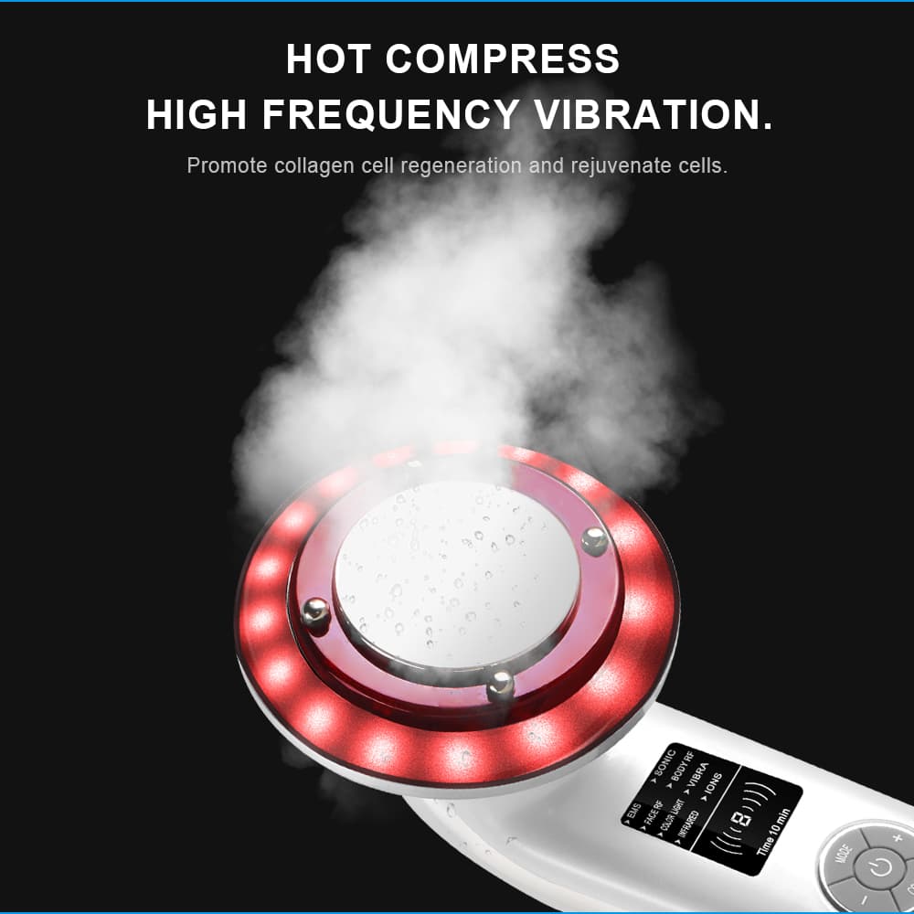 Ultrasom Portátil Cavitação 8 em 1 Facial e Corporal - 3