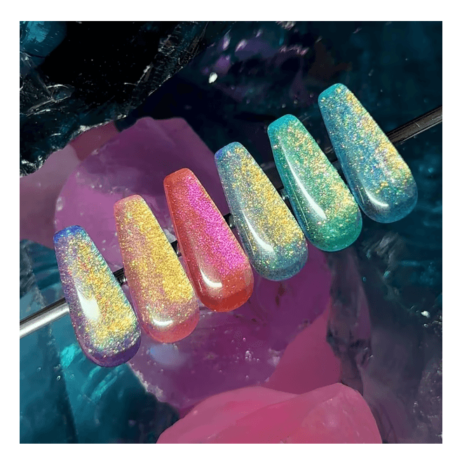 Verniz Gel – Nº203 Lavender with Shimmer – 13 ml LUNAmoon - 7