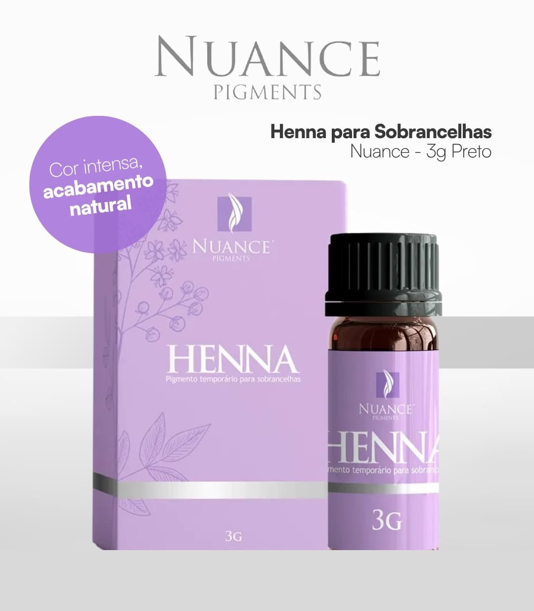 Henna para Sobrancelhas Nuance - 3g Preto - 2