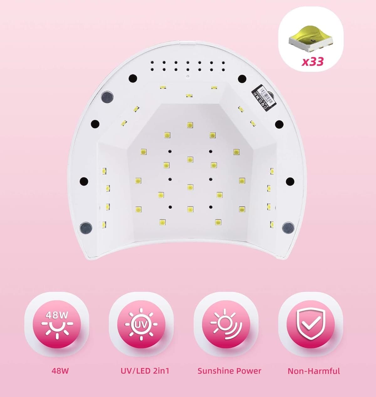 Catalisador de Unhas LED/UV SUNUV 48W - 3