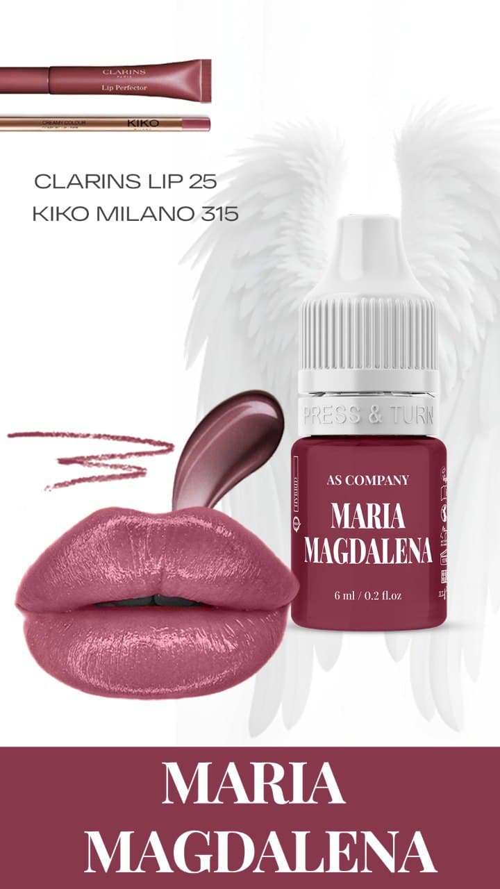 Pigmento Labial Maria Magdalena - Linha Paradise 6ml – AS Company - 2