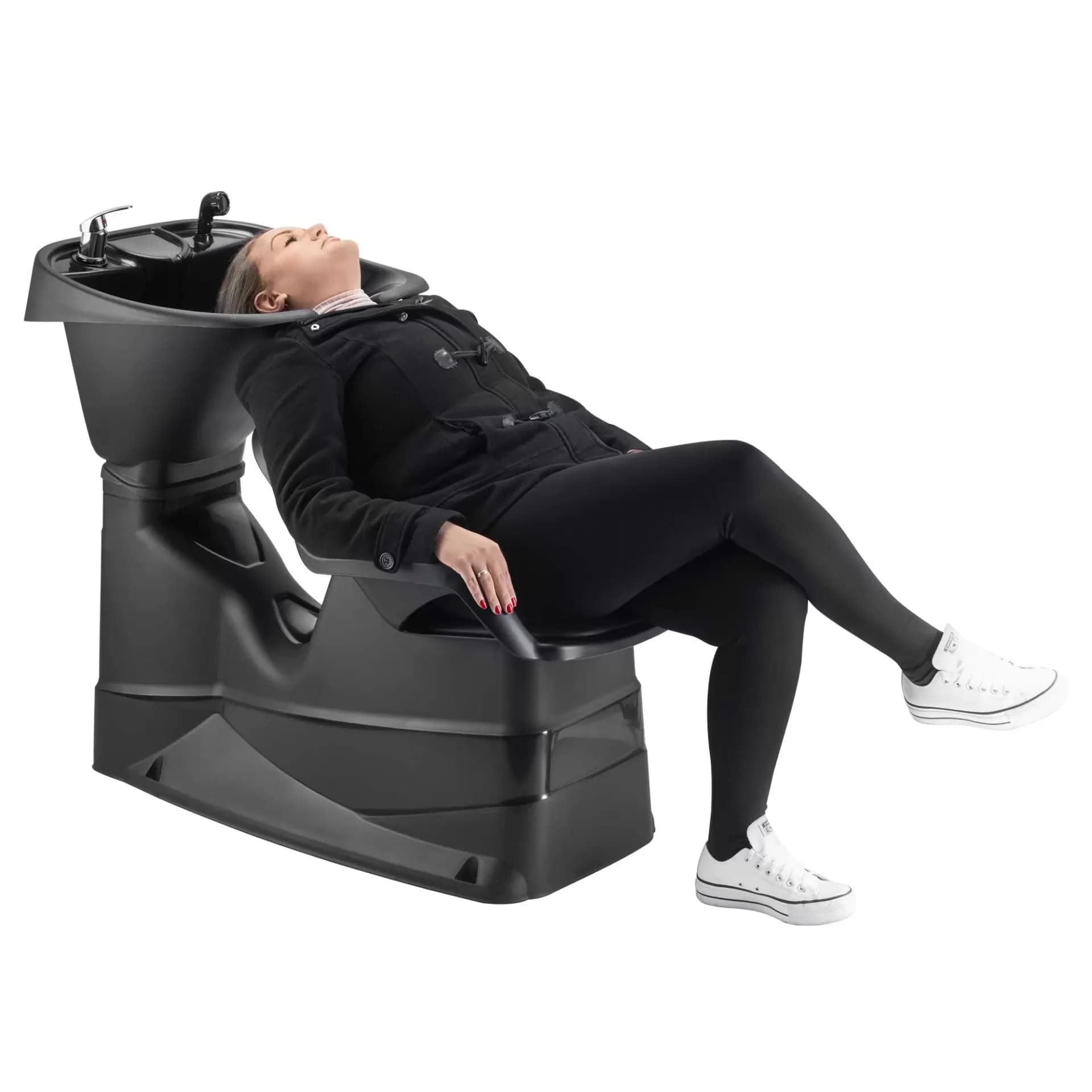 Rampa de Lavagem Cuba Reclinável Champ - Preto - 5