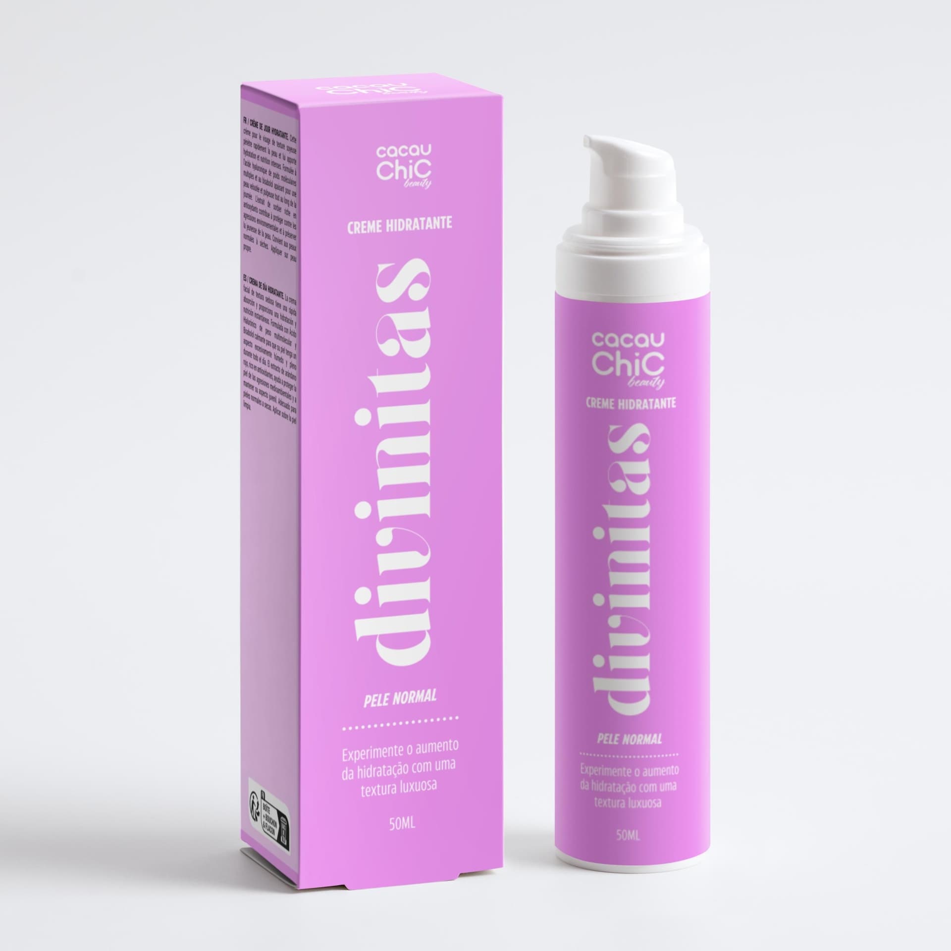 Divinitas - Hidratante Facial - Cacau Chic Beauty