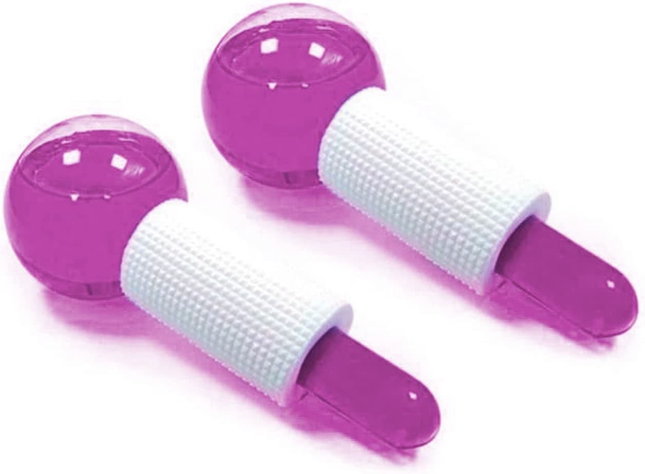 🌸 Esferas de Cromoterapia Par | Rosa