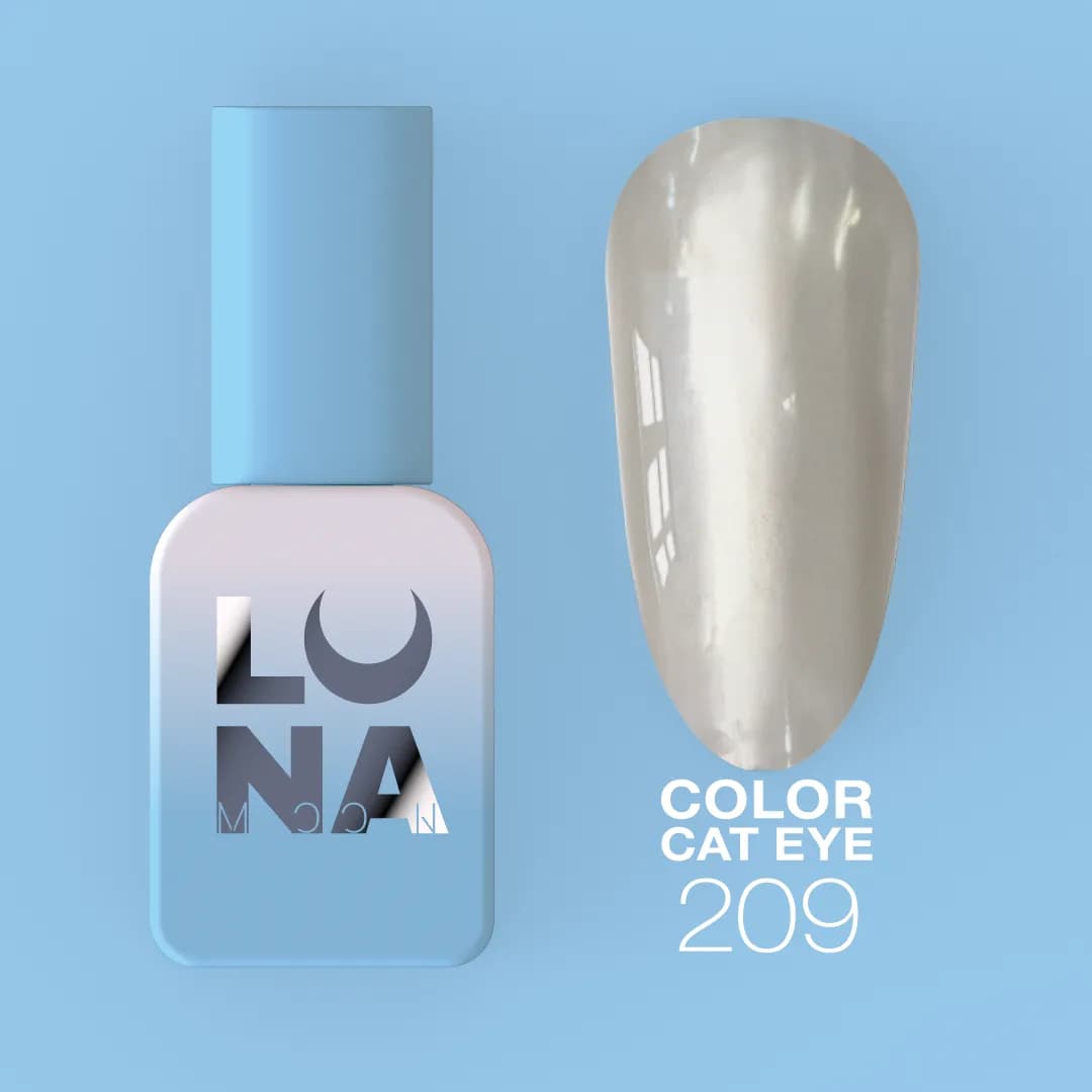 Verniz Gel Magnético – Cat Eye Nº209 Lilás-Bege – 13 ml LUNAmoon