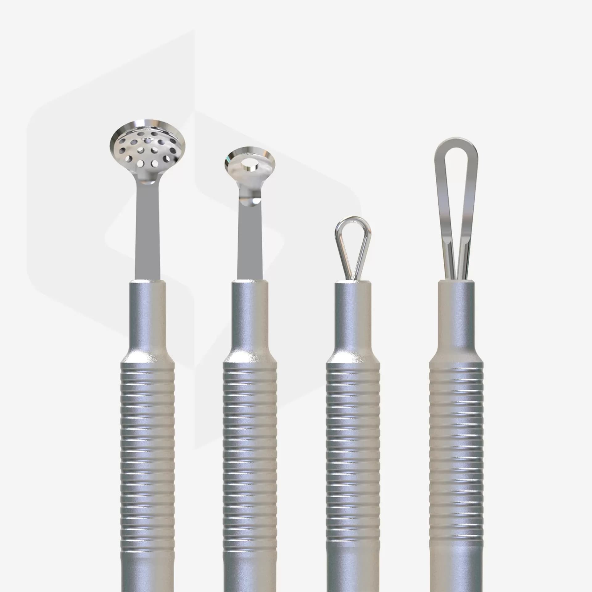 Kit Ferramentas Limpeza de Pele 3 Peças Duplas - 2