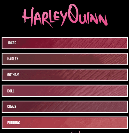 Kit 6 Pigmentos Híbridos para Lábios Harley Quinn – AS COMPANY - 5