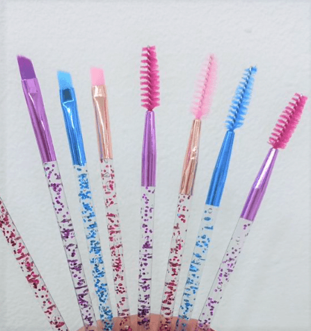 Pincel-Escova Chanfrado Glitter para Sobrancelhas - 2