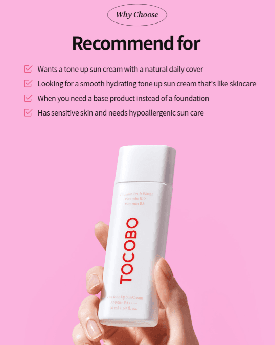 TOCOBO Vita Tone Up Sun Cream SPF 50+ PA++++ - 3