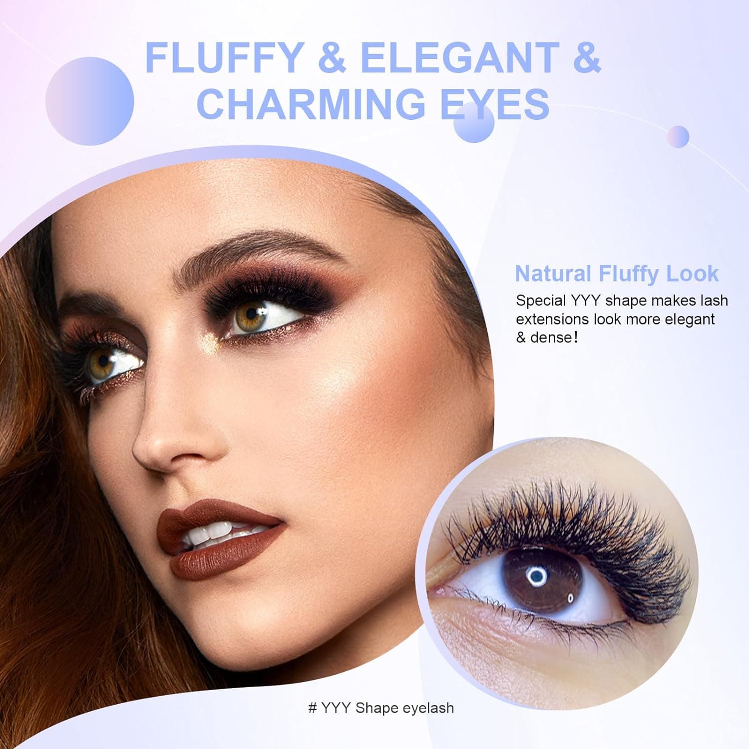 Pestanas Nagaraku 6D YYY 0.07mm C - 8mm ou 10mm