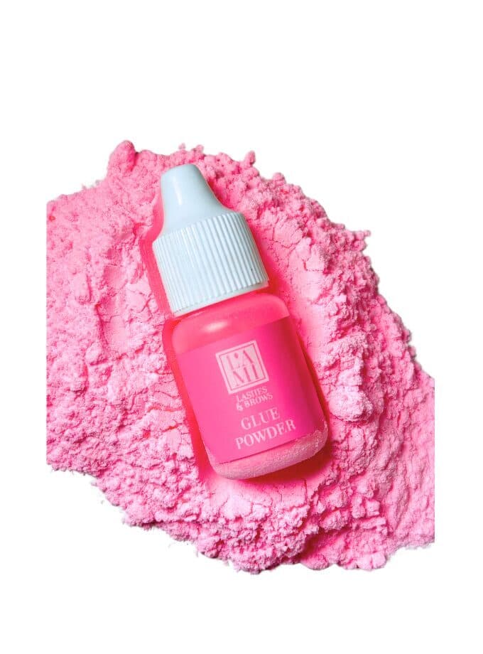 Pink Glue Powder – Pó Fixador para Lifting de Pestanas