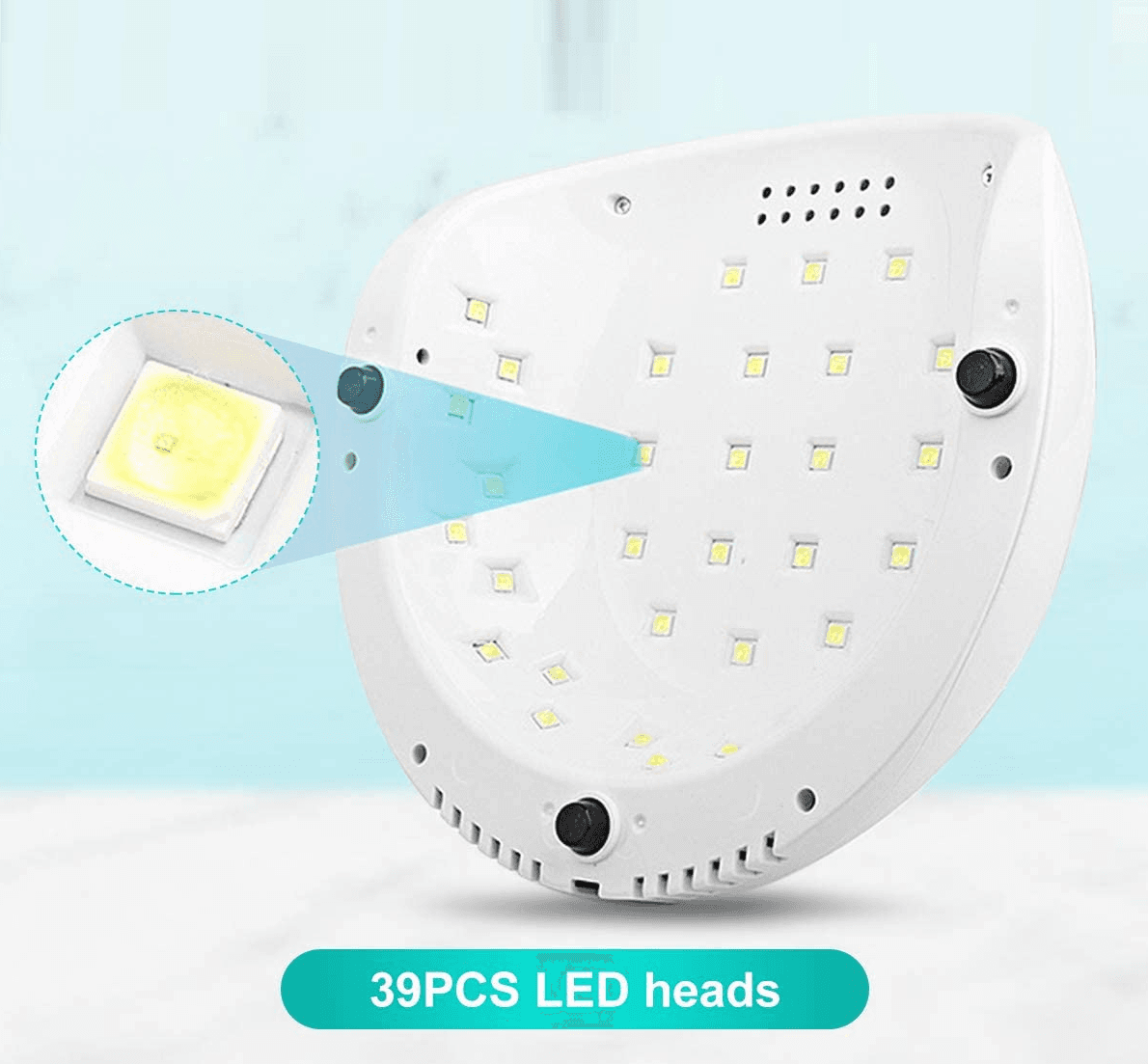 🌸 Catalisador de Unhas 86W LED UV Cores Variadas - 6