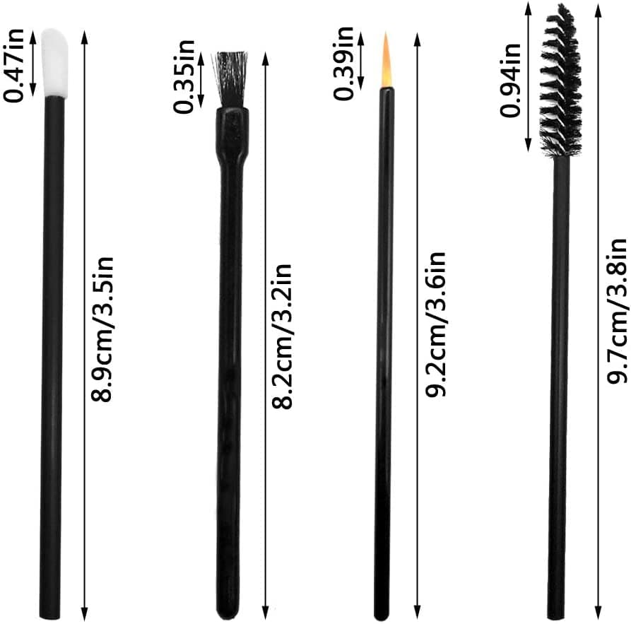 Kit Mix Escovas em Preto 100 Peças - 2