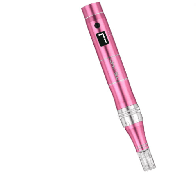 🌸 Dermapen Rosa Recarregável + 12 Cartuchos - 2