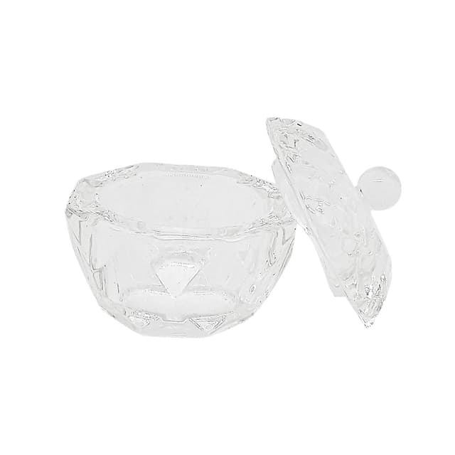 Copo Dappen de Vidro Tampa Diamond Porcelana Henna - 2