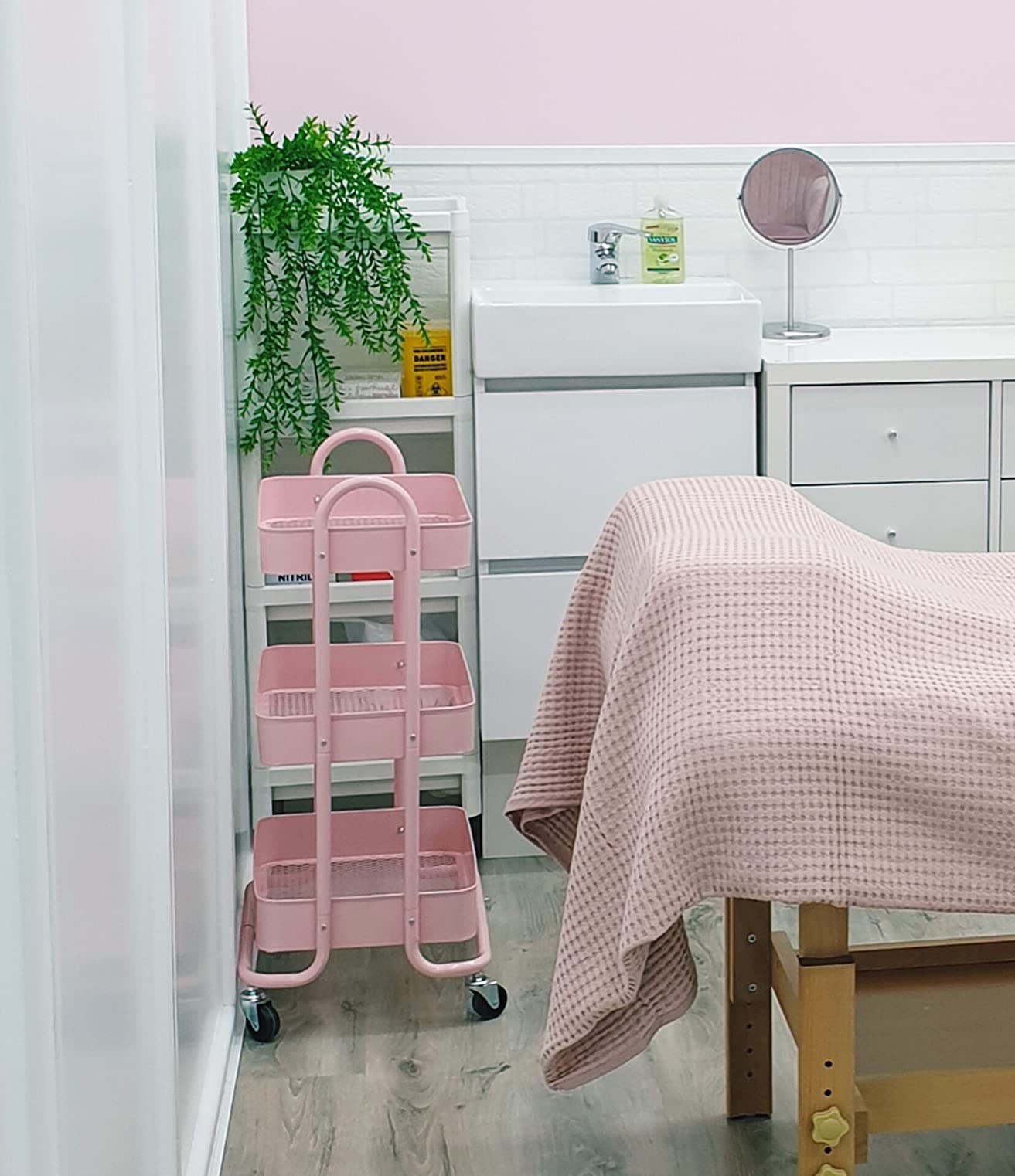 🌸 Carrinho Ajudante Multiusos de Três Níveis - 5