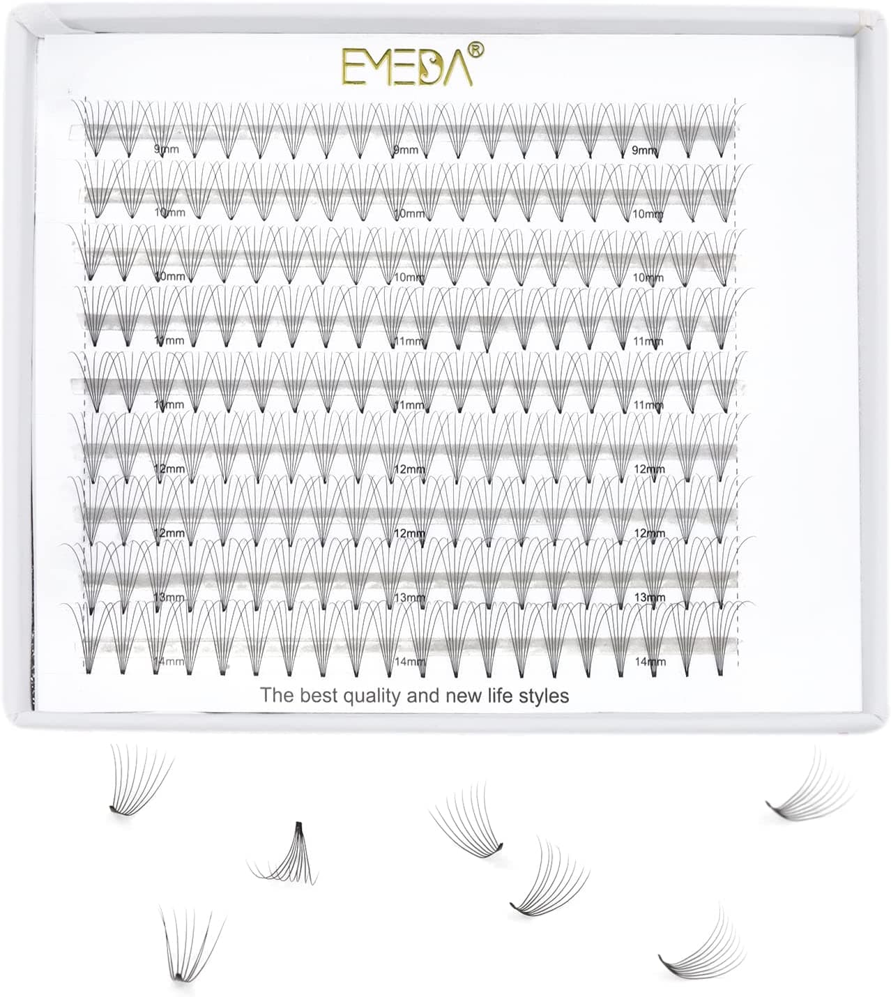 Pestanas Volume Russo 0,07mm Mix - Caixa XL - 4