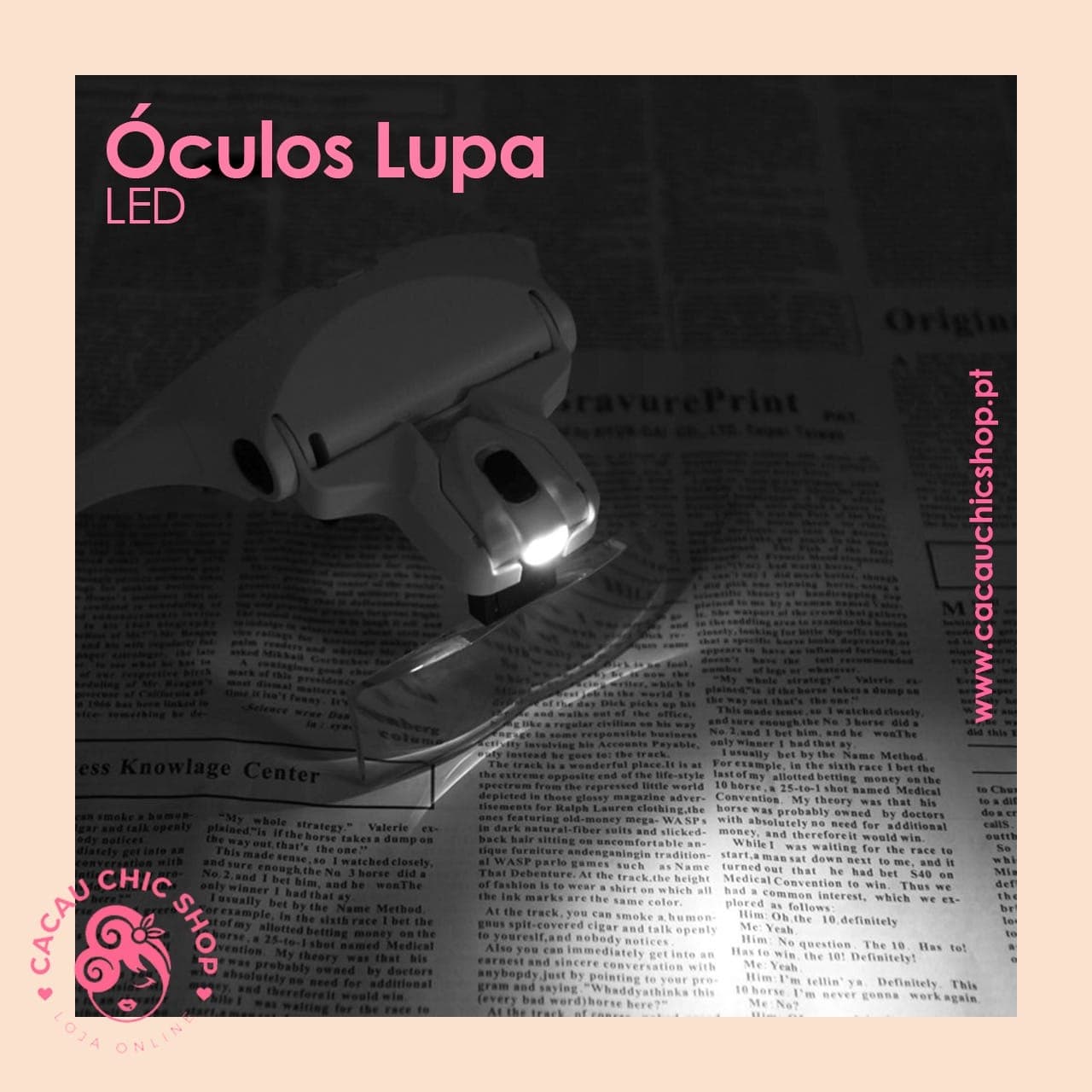 Óculos Lupa Led - 3