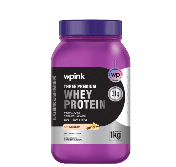 Three Premium Whey Protein Baunilha WP 1 KG - PRÉ-VENDA📍