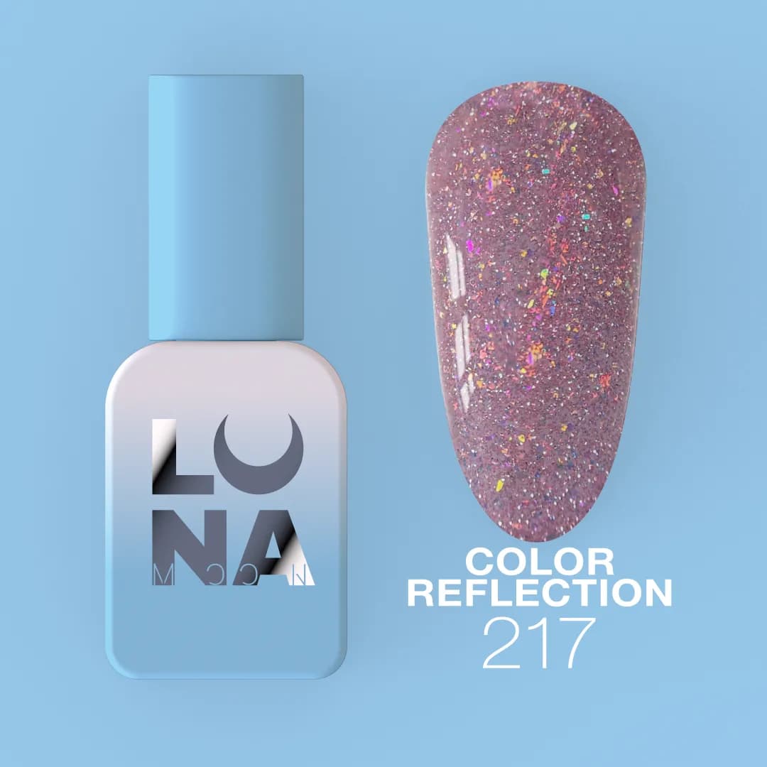 Verniz Gel Refletivo – Color Reflection Nº217 Lilás – 13 ml LUNAmoon