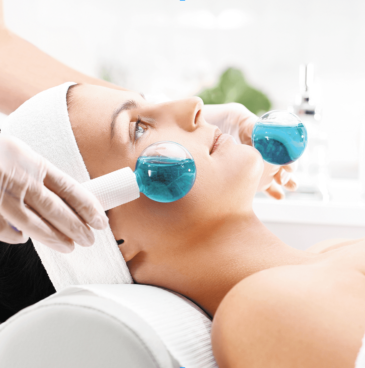 Esferas de Cromoterapia Grandes Par | Azul - 2