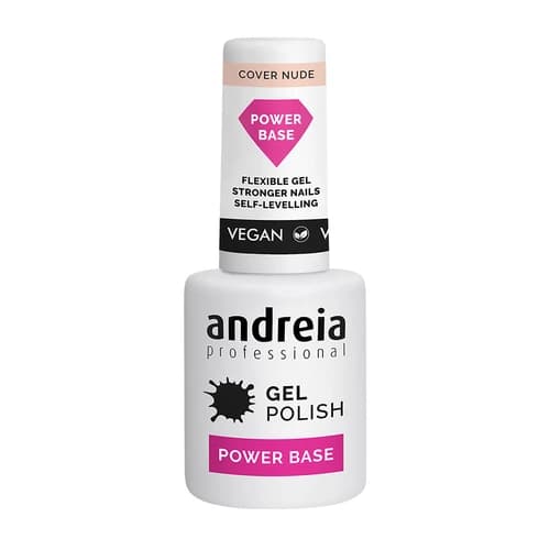 Andreia Power Base Creme Alta Viscosidade Verniz Gel - Cover Nude
