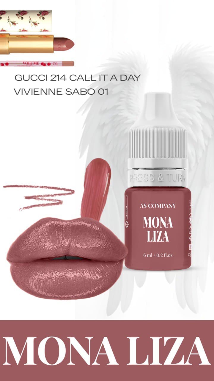Pigmento Labial Mona Liza - Linha Paradise 6ml – AS Company - 2