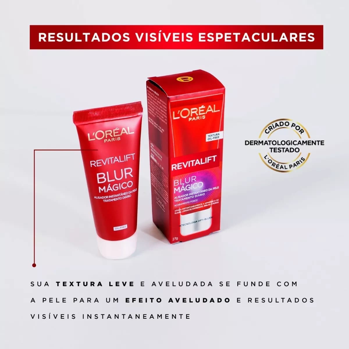 Primer Blur Mágico Textura Oil-Free L'Oréal Paris Revitalift - PRÉ-VENDA📍 - 5