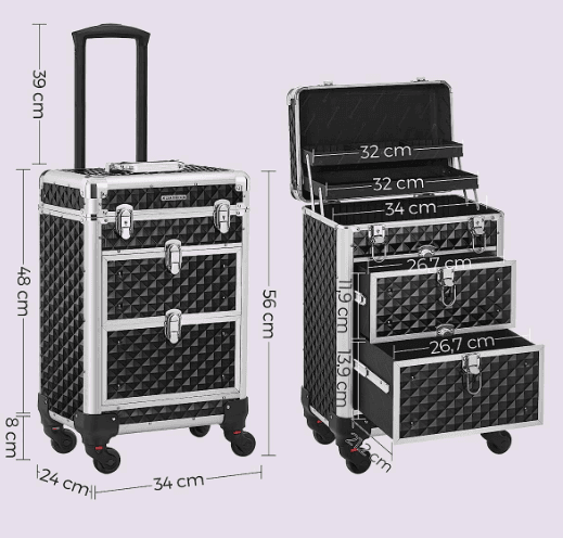 Mala Trolley Profissional Estética Marselha - 6