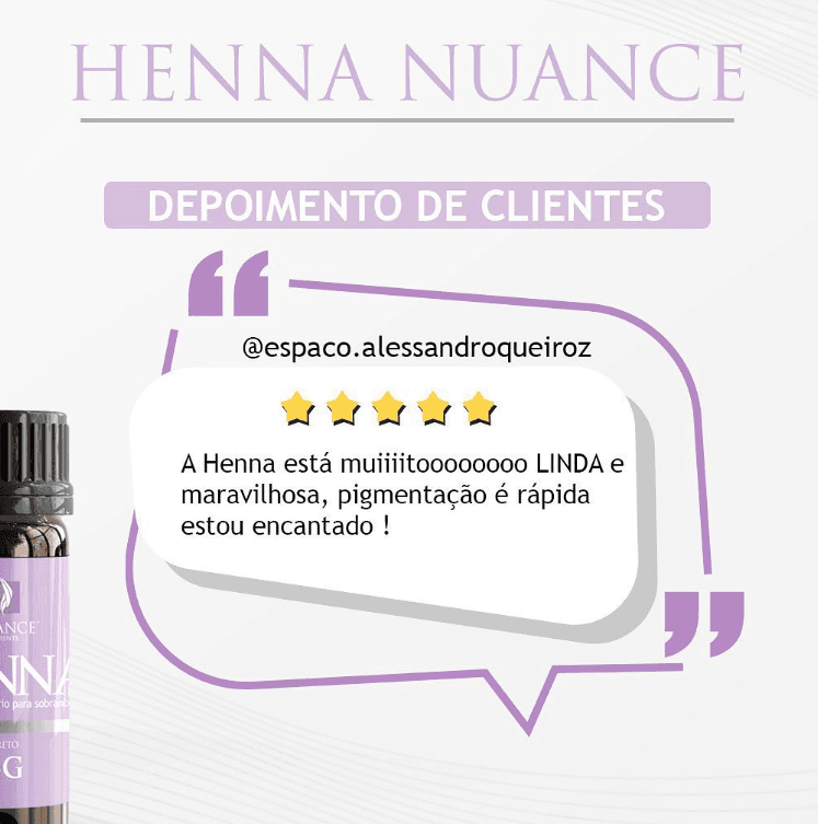 Henna para Sobrancelhas Nuance - 3g Preto - 8