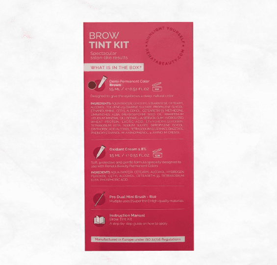 Kit de Tintura de Sobrancelha Castanho RB RENATA BEAUTY - Entrega Imediata 🟢 - 8