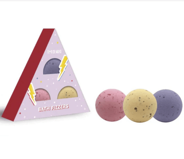 Kit de Banho Bath Fizzers 3 Bombas Flor de Mayo